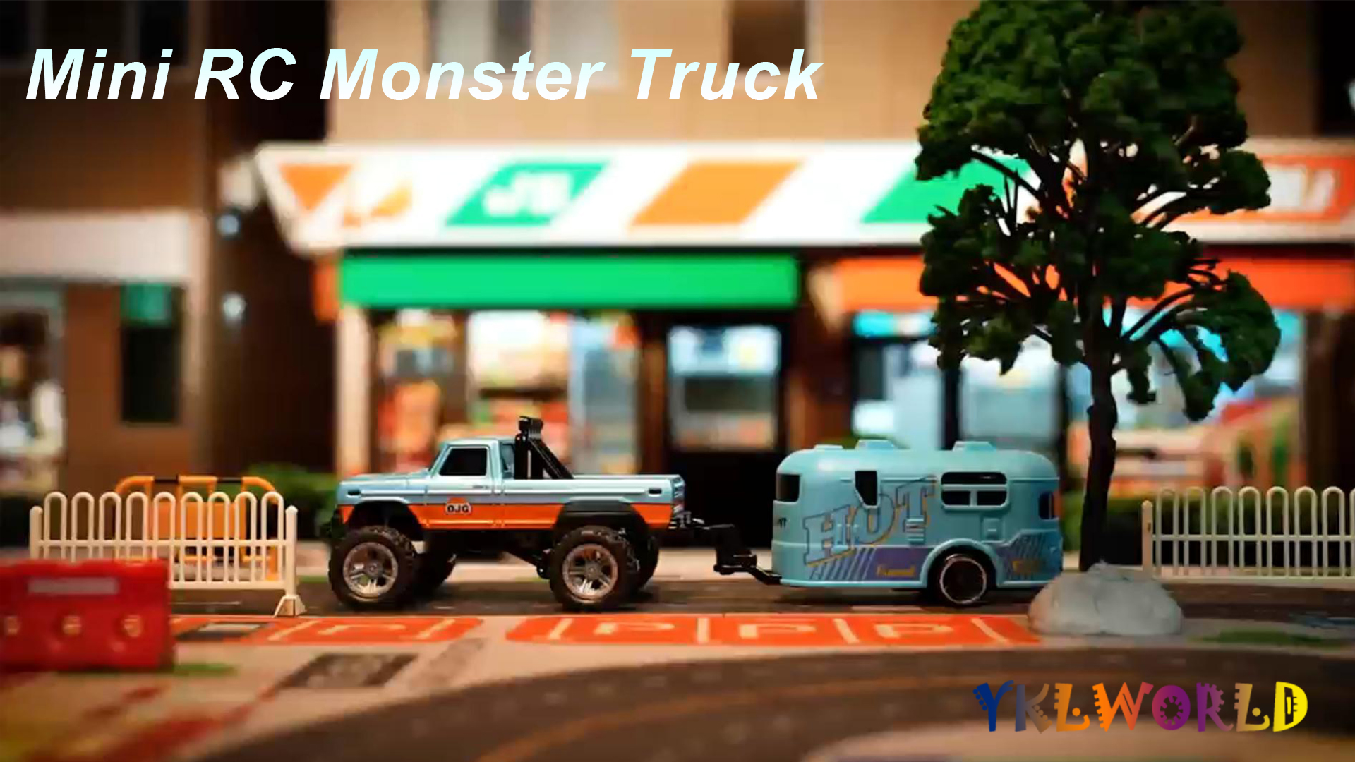 Amazon.com: YKLWORLD Mini Monster Truck, 1:64 Scale Remote Control